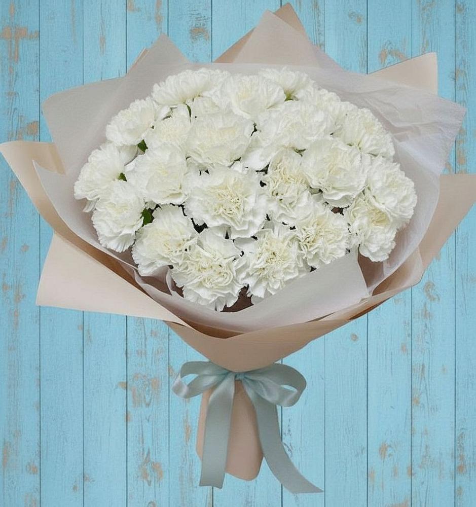 Букет цветов из: Гвоздики в Домодедово