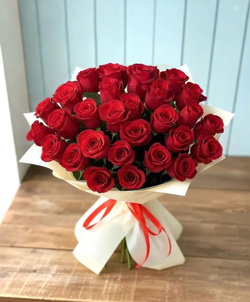 Букет 29 Красных роз в Домодедово