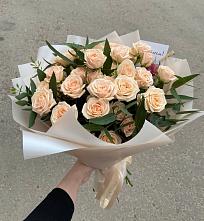 Букет Кремовые розы Латте в Домодедово