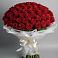 Букет 101 Красная роза Блэк Мэджик в Домодедово