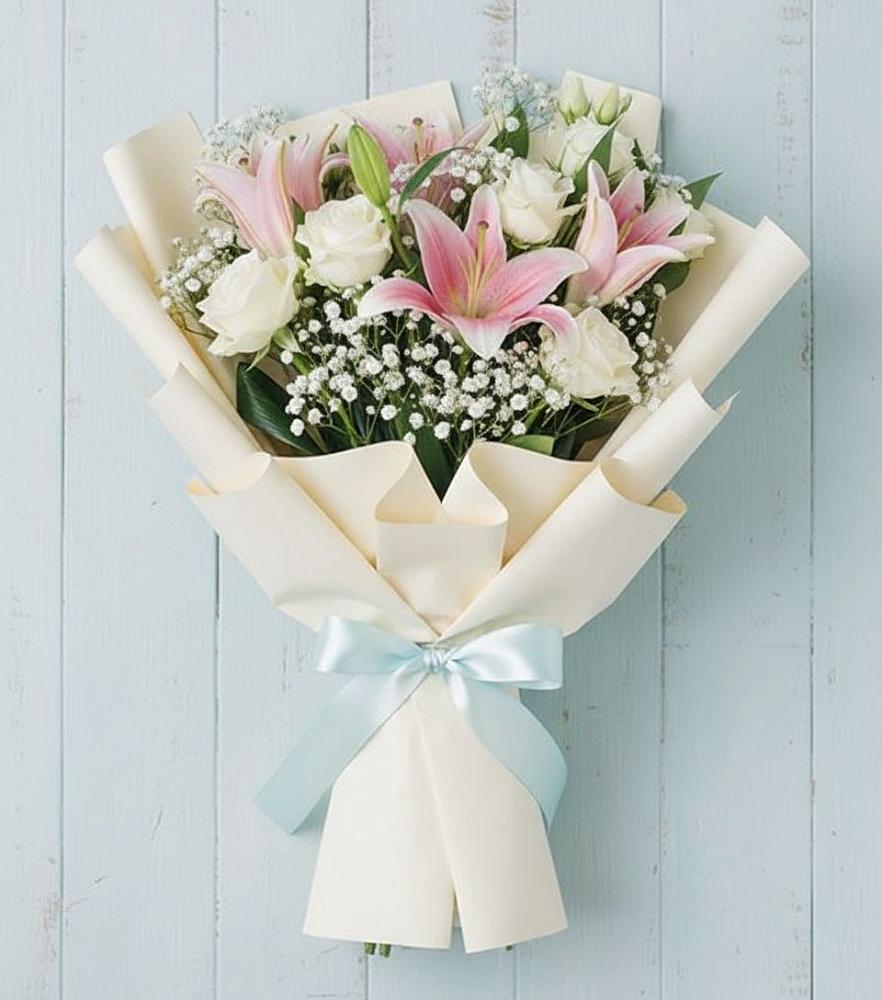 Букет цветов из: Лилии в Домодедово