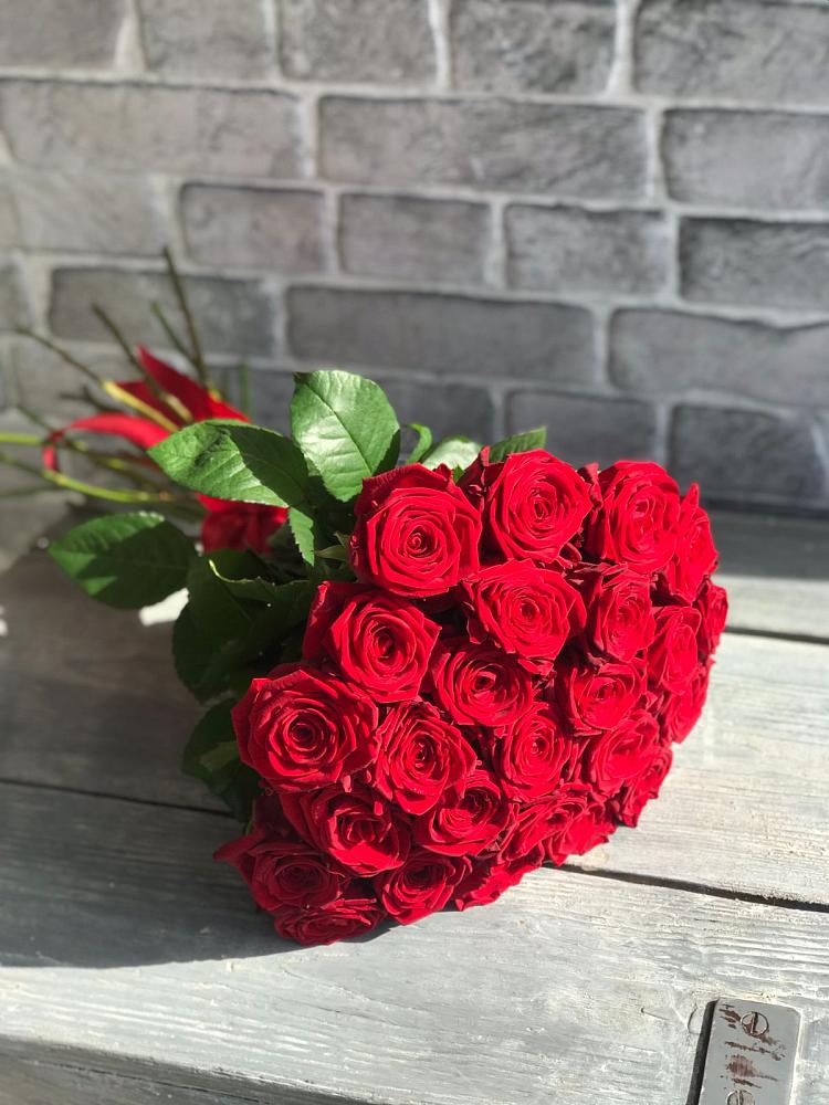 Букет Красные розы Фридом в Домодедово