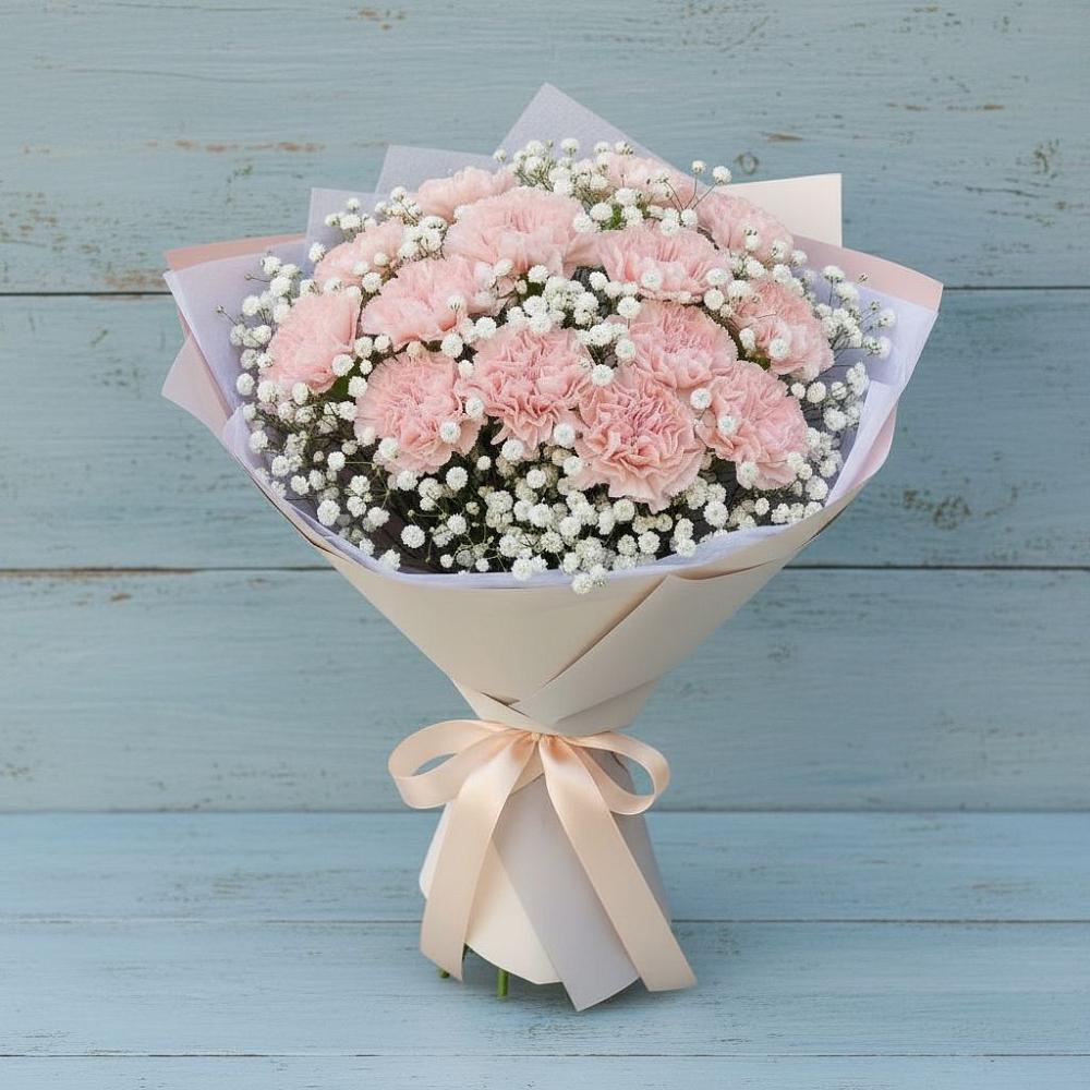 Букет цветов из: Гвоздики в Домодедово