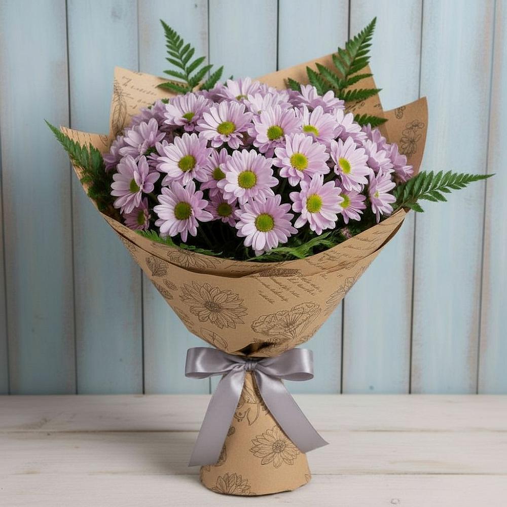 Букет цветов из: Хризантемы в Домодедово