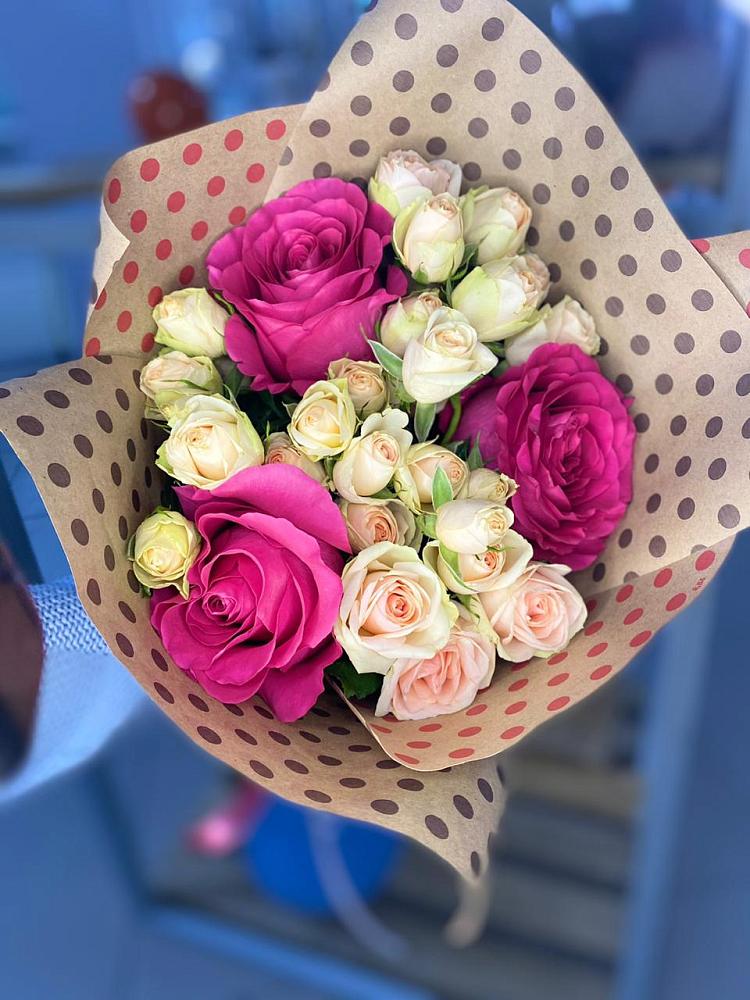 Букет цветов из: Розы в Домодедово