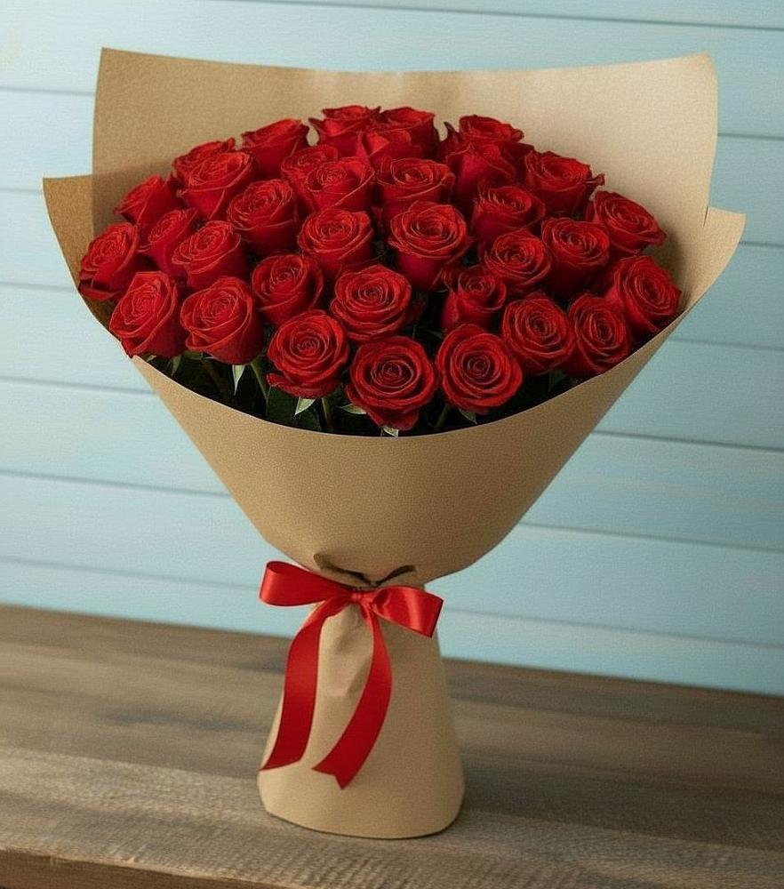 Букет Красные розы Милано в Домодедово