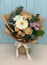 Букет цветов из:  Герберы и Хризантемы #REPLACE_PRED# Домодедово
