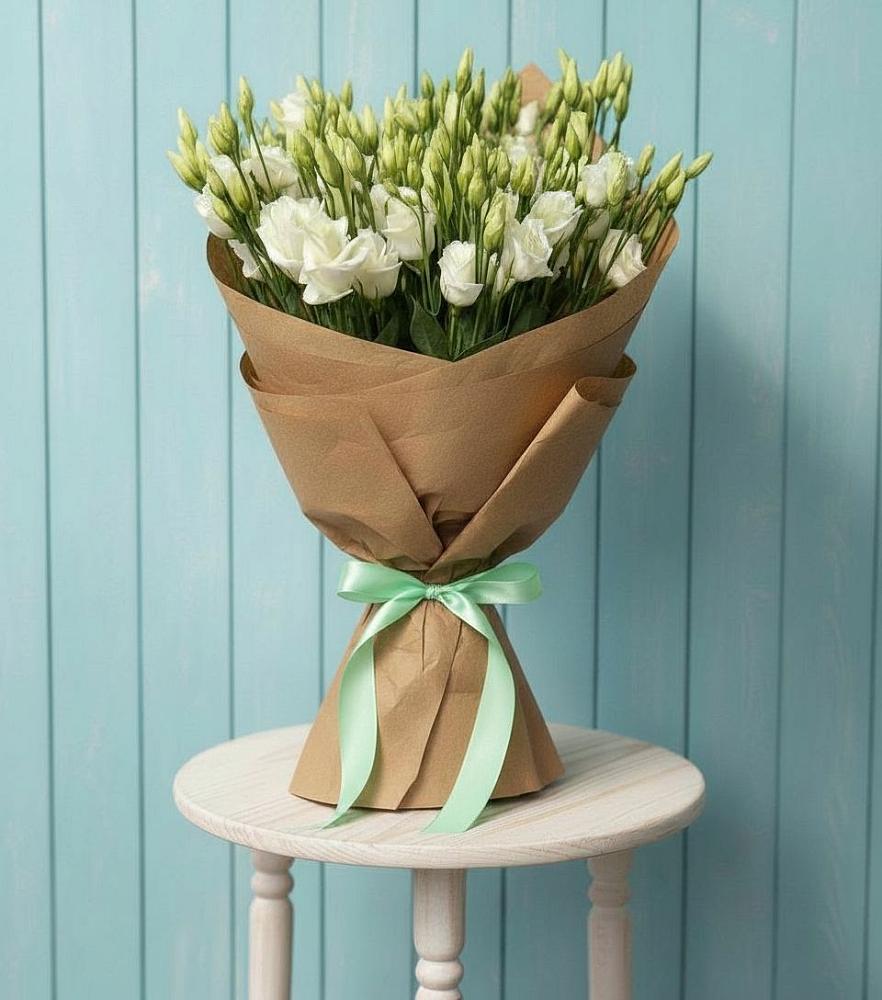 Букет цветов из: Лизиантусы в Домодедово