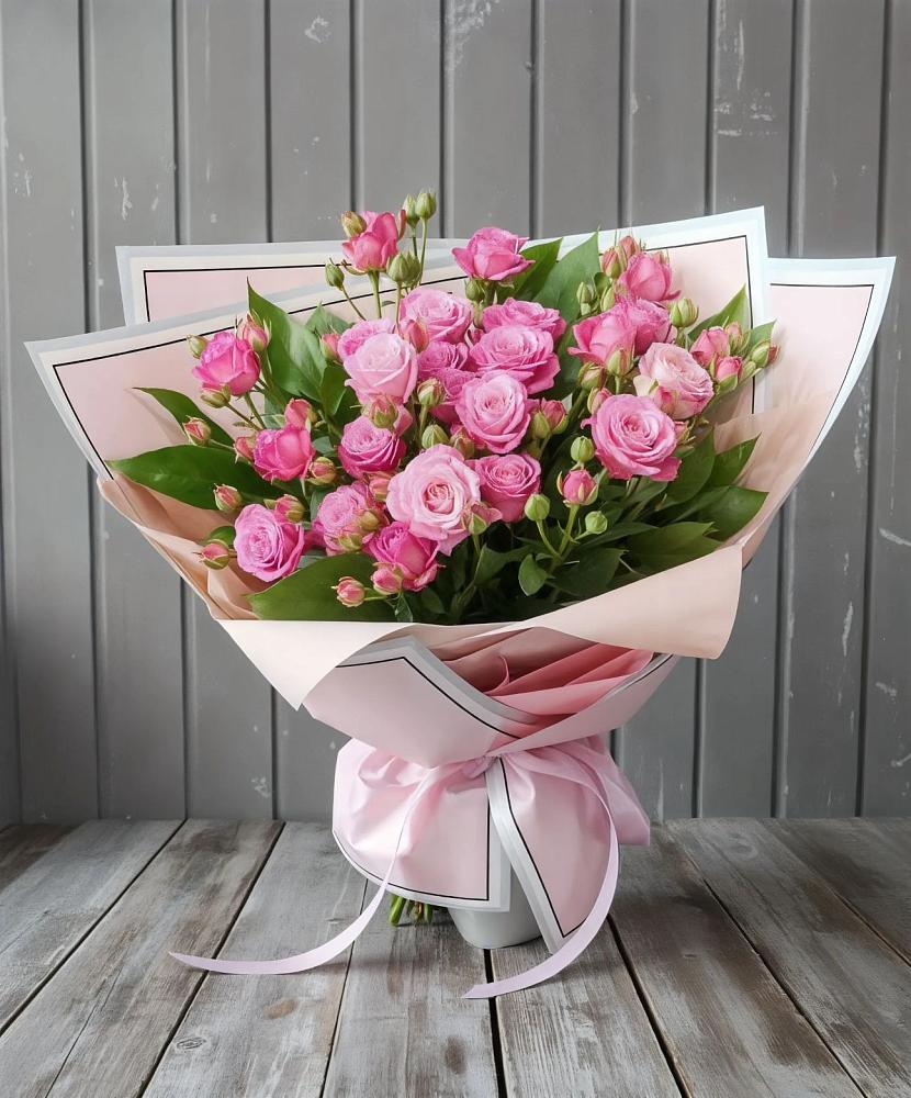 Букет Розовый кустик в Домодедово