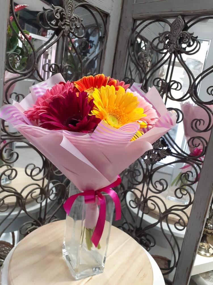 Букет цветов из: Герберы в Домодедово