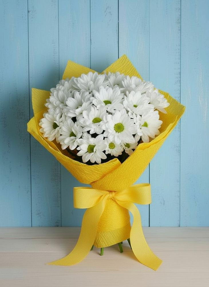 Букет цветов из: Хризантемы в Домодедово