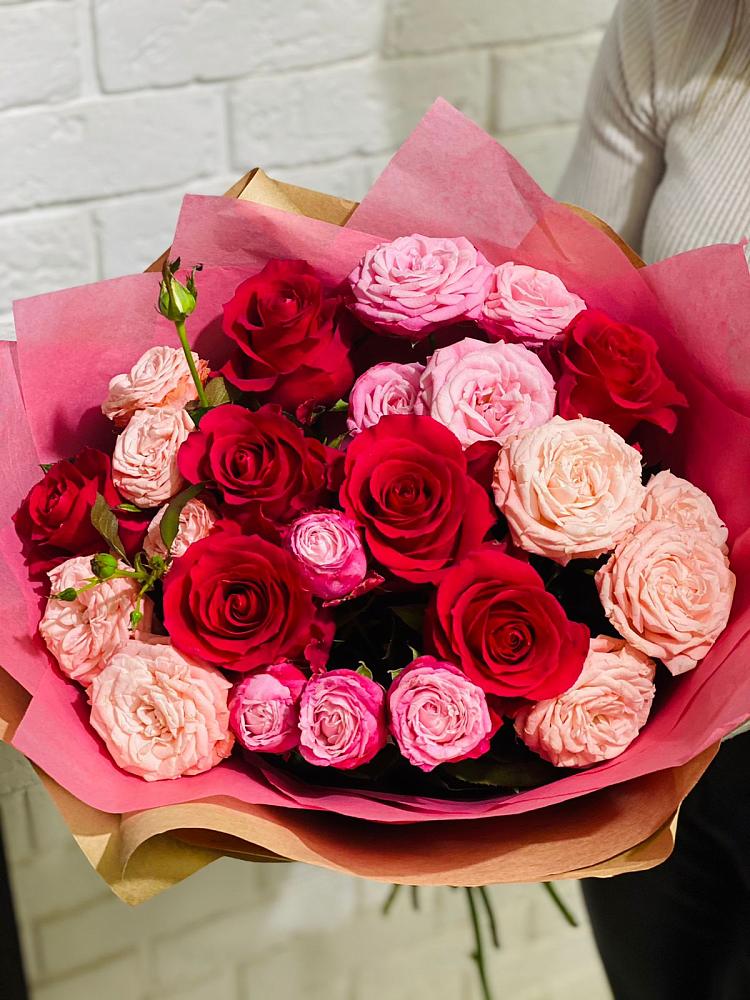 Букет цветов из: Розы в Домодедово