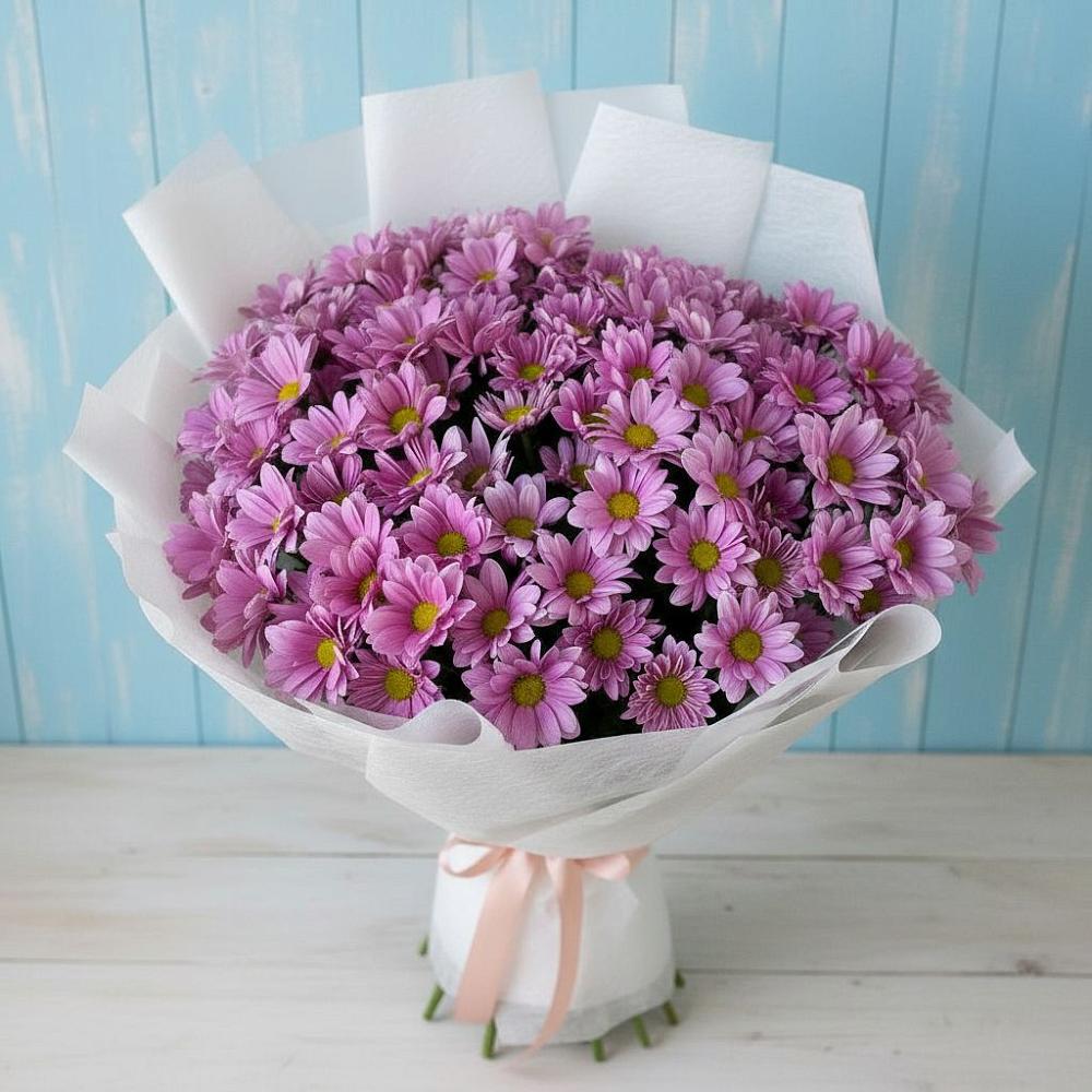 Букет цветов из: Хризантемы в Домодедово