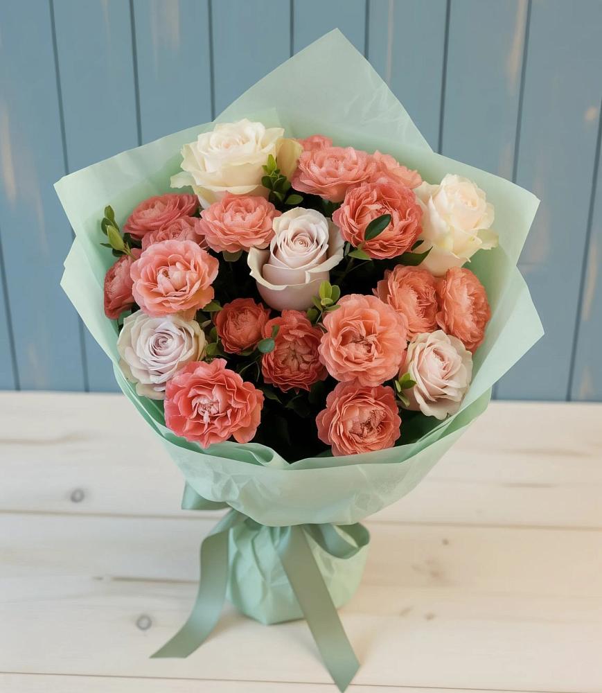 Букет цветов из: Розы в Домодедово