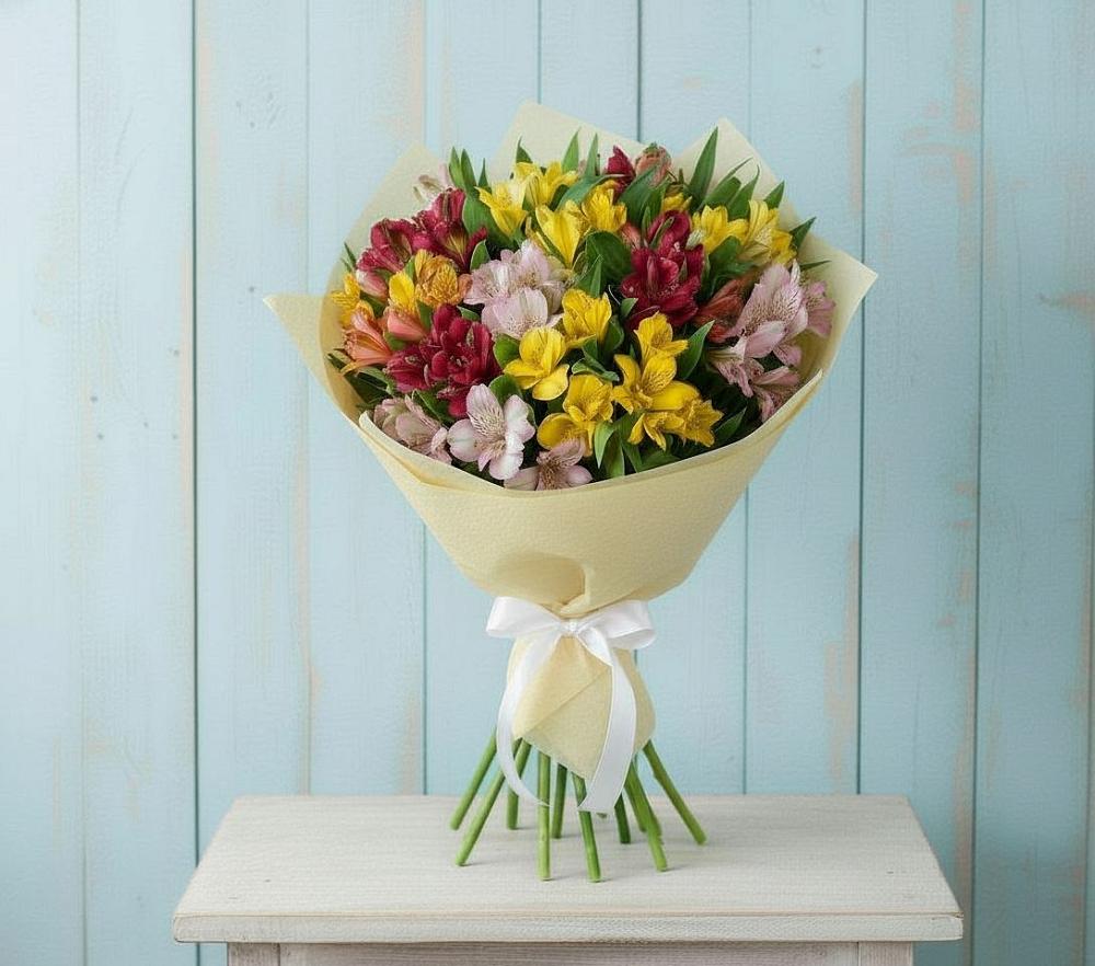 Букет цветов из: Альстромерии в Домодедово