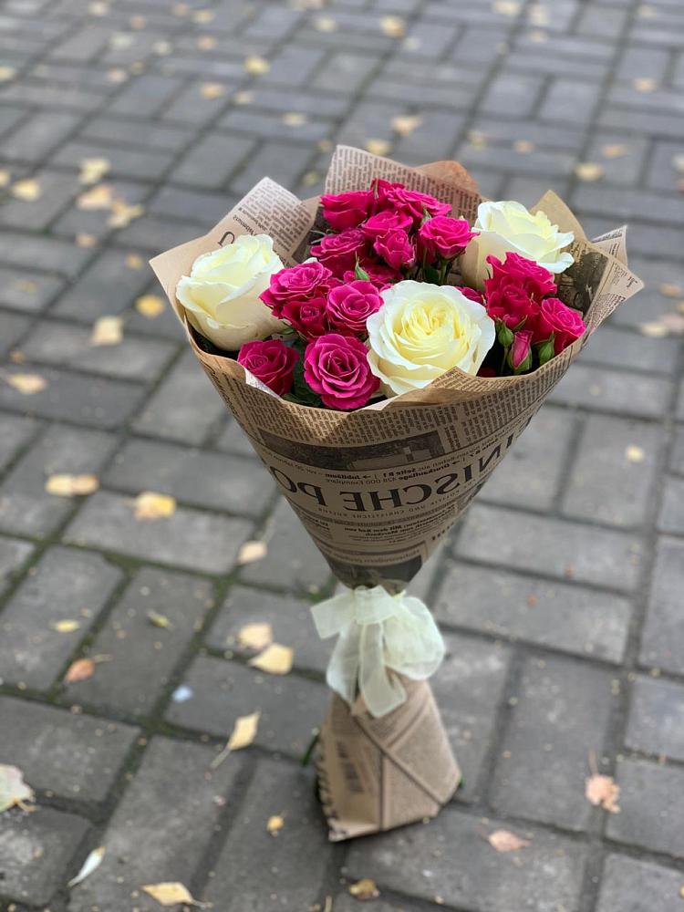 Букет цветов из: Розы в Домодедово