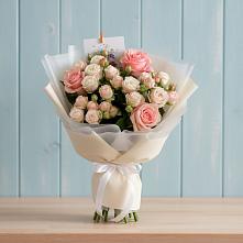 Букет цветов из:  Розы в Домодедово