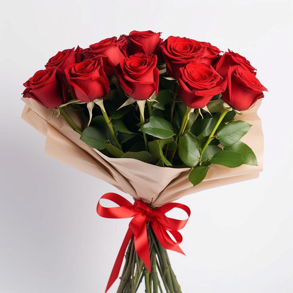 Букет 11 Красных роз Эдлесс Лав в Домодедово