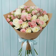 Букет цветов из:  Розы в Домодедово